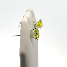 6.0mm Lime 3A CZ Snap-In Post Earring, Sku#5011260M8