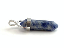 Blue Dot Jasper Silver Plated Pendant Sku#M1433