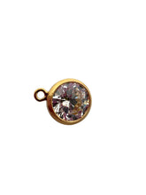 6mm, Gold filled , 3A, Cubic Zicronia Bezel 
SKU#4000059SD4