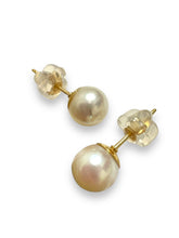 Japanese akoya pearl studs, 14KGF, SKU#Jakoya6