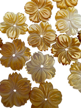 Yellow flower Mother Of Pearl, SKU#M4618