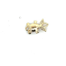 Blue and purple fish charm