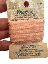 Waxed Brazilian Cord.