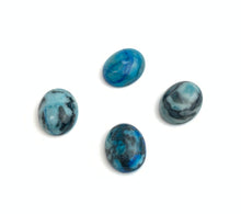 Blue Agate Oval Cabochon Sku#M1833