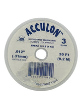 Nylon Coated Beading Wire Bright 30ft. 3 Strand