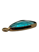 Light blue crystal charm, SKU#M3104Lblue