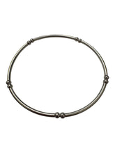 Sterling silver 6.75” stretchy tube bead bracelet, SKU#5014835675L