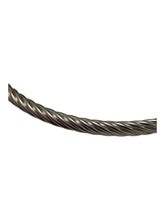 Sterling silver 7.0” threaded bead cable bracelet, SKU#50219547L