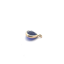 Dark blue shape crystal charm, SKU#M2161Dblue