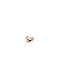 Clear tear drop shape crystal charm, SKU#M2140clear