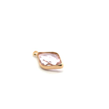 Diamond shaped charm SKU#M3105lightpink