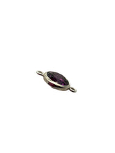 3mm, sterling silver , 3A, Cubic Zicronia Bezel Connector 
SKU#5030CM2