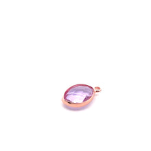 Pink Diamond shape charm, SKU#M21456pink