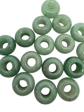 Natural Donut Jade Beads, Sku#BG71