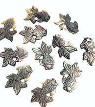 Mother of Pearl Fish Charm Sku#M130