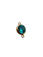 6mm,Gold Filled, 3A, Cubic Zicronia Bezel Connector 
SKU#4005781M12