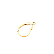 Tear drop lever back w/ ring, 14KGF, SKU#4007080