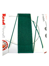 Green Bead Cord - Perlseide