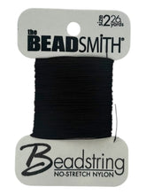Nylon Bead Cord Brown Card