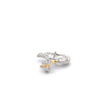 Silver plated swan bail, SKU#M3723