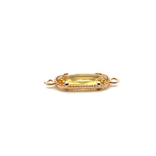 Yellow oval charm, SKU#M2167