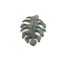 Black Tahitian Mother Of Pearl Leaf Sku#M01