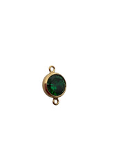 3mm, Gold filled , 3A, Cubic Zicronia Bezel Connector 
SKU#4030CM5