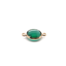 Emerald Green triangle shape crystal charm,SKU#M2148emerald