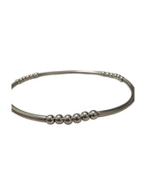 Sterling Silver stretchy tube bead bracelet, SKU#5014833675L