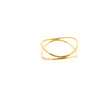 14KGF wave ring (Size 7.5-8) SKU#405RW