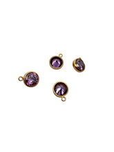 6mm, Gold filled , 3A, Cubic Zicronia Bezel 
SKU#4000059SDM6
