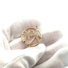 Palm Tree Charm, Gold Plated, Sku#M3133