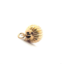 8mm Corrugated Bead Clasp, 14K Gold Filled