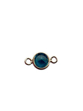 4mm,sterling silver, 3A, Cubic Zicronia Bezel Connector 
SKU#5005780M12