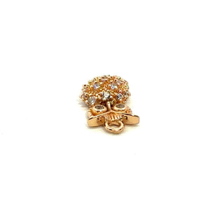 Owl Charm, Gold Plated, Sku#M3125