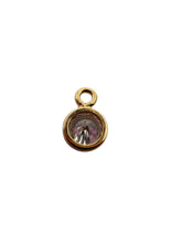4mm, Gold filled , 3A, Cubic Zicronia Bezel 
SKU#5030DM4