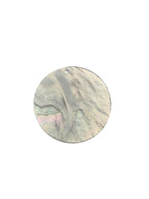 Round mother of pearl, carved flower, SKU#M4046