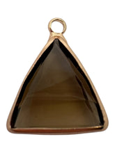 Light black triangle charm, SKU#M2151Lblack