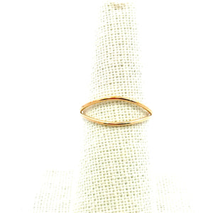 14KGF wave ring (Size5.5-6)SKU#405R6W