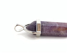 Amethyst Silver Plated Pendant Sku#M1436