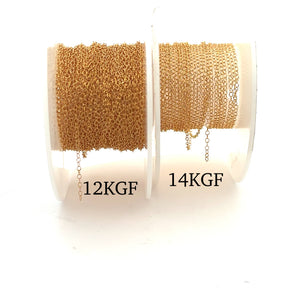 1.3mm Open Cable Chain . sku#S1020