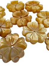 Yellow flower Mother of Pearl, SKU#M4617