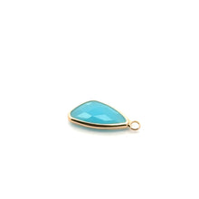 Gold charm SKU#M3104blue