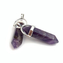 Amethyst Silver Plated Pendant Sku#M1436