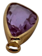 Princess purple crystal charm, SKU#M3104Ppurple