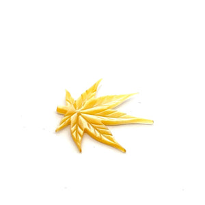Mother Of Pearl Marijuana Leaf Shell, Sku#M269