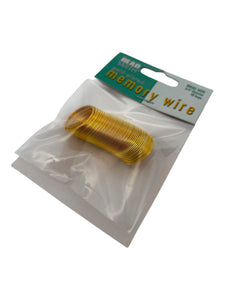 Memory wire gold plated