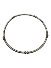 Sterling silver 6.75” stretchy tube bead bracelet, SKU#5014835675L