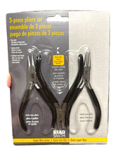 3 Piece Plier Set, Chain Nose Plier, Round Nose Plier, Tungsten Carbide Side Cutter, PL650-SET