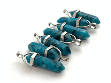 Tianshan Blue Silver Plated Pendant Sku#M1417
